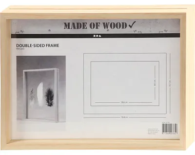 Produktbild von Creativ Company Holz Bilderrahmen doppelseitig A4 Dekoration