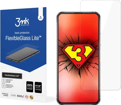Produktbild von 3mk Display Hybridglas FlexibleGlass Lite für Asus Zenfone 7 Pro 0,16mm 6H