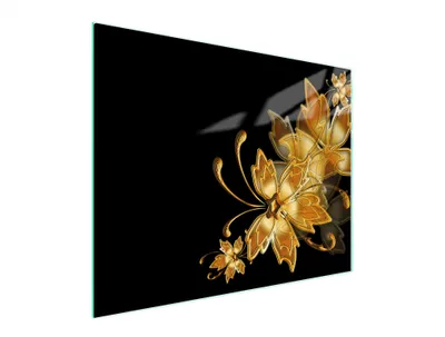 Immagine prodotto di Tagliere in vetro 52x40 oro