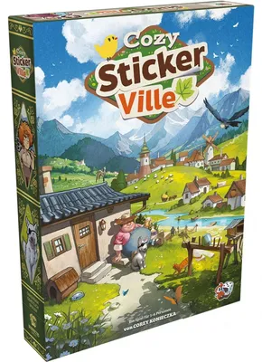 Produktbild von Asmodee Cozy Stickerville, Brettspiel