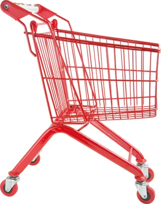 Produktbild von Small Foot 8002 Einkaufswagen Massiv, rot (1 Stück)