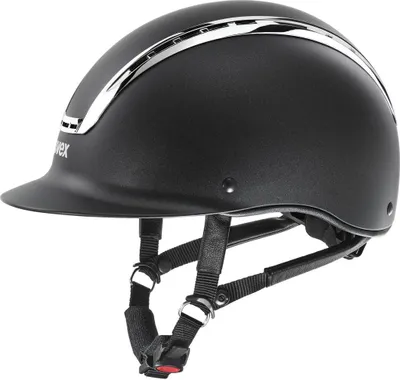 Produktbild von UVEX Reithelm Suxxeed Chrome Reitkappe Black Mat/Silver S - M (55 - 56)