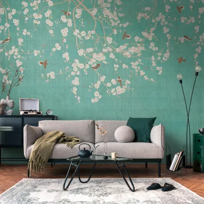 Produktbild von A.S. Creation Livingwalls Fototapete The Wall III 399211 Eine Rolle Ein Motiv 371 x 280 cm Blau Creme Beige