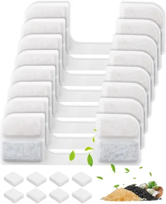 Immagine prodotto di Filtri per fontane per gatti, confezione da 6 pezzi, dimensioni 6 x 1,5 x 3,5 cm, in plastica, per uso interno