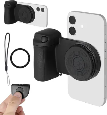 Immagine prodotto di Supporto per smartphone, universale, nero, ideale per viaggi