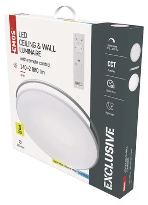 LED svítidlo ALVI 50 cm, 36 W, teplá-studená bílá, stmívatelné s ovladačem