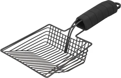 Zdjęcie produktu dla Łyżka do żwirku dla kota, czyścik do żwirku dla kota Łyżka wielokrotnego użytku metalowa do żwirku dla kota Łyżka metalowa do kuwety dla kota