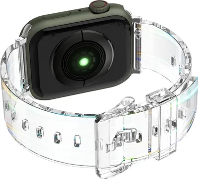 Produktbild von Eko, TPU-Armband für Apple Watch 42/44/45mm Transluzent, Transparent