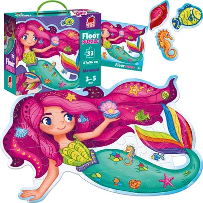 Immagine prodotto di Puzzle da pavimento La Sirenetta
