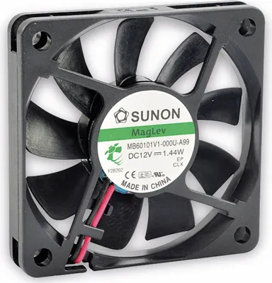 Produktbild von SUNON Axiallüfter MF60101V21000UA99, 60x60x10 mm, 12 V-