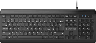 Zdjęcie produktu dla Przewodowa klawiatura Eternico Home Keyboard KD2020 czarna - DE/EN