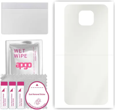 Produktbild von apgo Rückseite Schutzfolie, Matt, kompatibel mit Motorola Moto G9, Hinten Hydrogel-Displayschutzfolie mit Positionierhilfe, kratzfest, einfache Montage