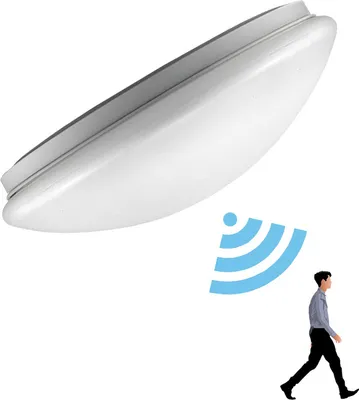 Produktbild von Yakimz 18W LED Deckenleuchte mit Bewegungsmelder Fernbedienung Kinderzimmer Neutralweiß