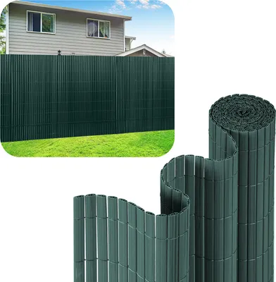 Obrázek produktu pro Clanmacy PVC obrazovka soukromí plot soukromí obrazovka pro plot balkon zelená 0,9 x 3m