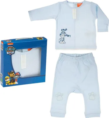 Produktbild von Paw Patrol 2 teiliger Baby Anzug Weiches Baumwoll Set für Babys 12 Monate