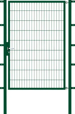 Immagine prodotto di Alberts 647254 Cancello singolo Flexo con accessori, verde, larghezza 125 cm, altezza 180 cm