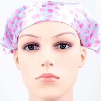 Produktbild von Zandana mit Gummi 3 in1 in hellblau glänzend mit pinken, rosa Herzen