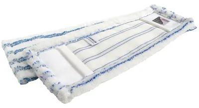 Produktbild von Sprintus Premium Mikrofasermopp Wischbezug 50 cm, weiss/blau; 301022