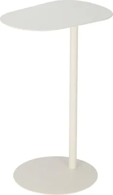 Obrázek produktu pro Kovový odkádací boční stolek, 35 x 25 x 53 cm, bílý