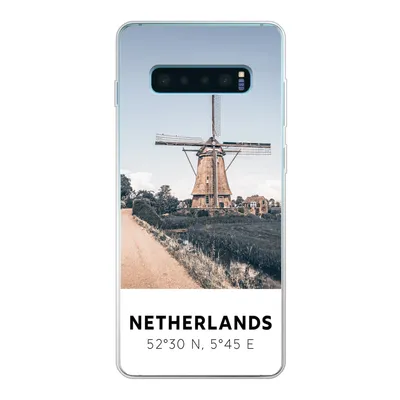 Produktbild von MuchoWow® Handyhülle Schutzhülle Hülle für Samsung Galaxy S10 Lite Niederlande - Mühle - Wiese Silikon Softcase Handy Hülle - Schutz