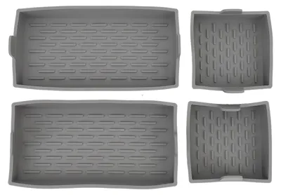 4er-Set antihaftbeschichtete Silikon-Backformen für Ofen & Airfryer