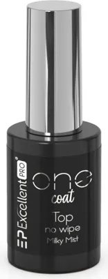 Obrázek produktu pro Excellent PRO | One Coat Top Gel - Milky Mist 11g - Mléčný povrch - Nerozmazává se - Dlouhotrvající výdrž