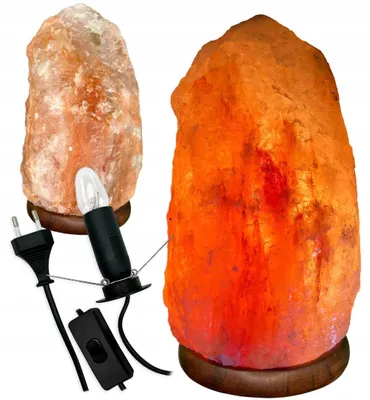 Zdjęcie produktu dla LAMPA SOLNA Sól 6-9 KG JONIZATOR Lampka Naturalna bryła z SOLI