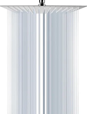 Produktbild von Famanu Regenduschekopf 30 cm quadratisch Edelstahl 304 Chrom - selbstreinigend und Anti-Kalk-Düsen