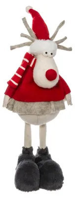 Obrázok produktu pre Vianočná dekorácia sob, červená, 61 cm