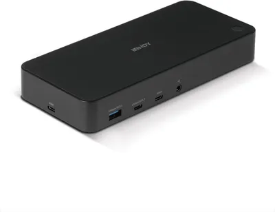 Produktbild von Lindy 43366 laptop-dockingstation & portreplikator Andocken USB 3.2 Gen 2 (3.1 Gen 2) Type-C Schwarz