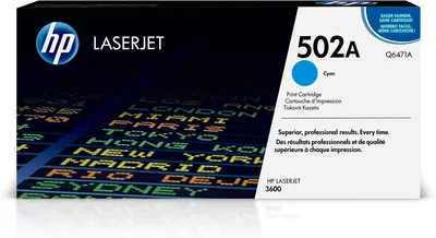 Produktbild von HP 502A Cyan Original LaserJet Tonerkartusche, 4000 Seiten, Cyan, 1 Stück(e)