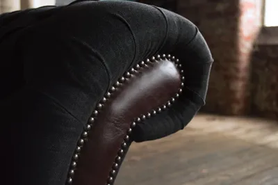 Produktbild von Chesterfield Design Luxus Polster Sofa Couch Sitz Garnitur Leder Textil Neu #194