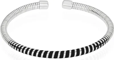 Produktbild von Variables 925 Silber Kautschuk Armband designer Armreif Fantasie Armbandkette