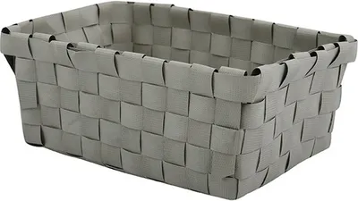 Obrázok produktu pre MSV Úložný kôš Úložný kôš Úložný box Organizér Kôš do kúpeľne 19x14x8 cm - Taupe