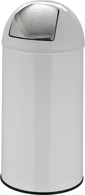 Obrázok produktu pre hjh OFFICE Odpadkový kôš 35 l PUSH 35L Odpadkový kôš Separátor odpadu okrúhly pre kuchyňu, kanceláriu s výklopným vekom 66,0 x 30,0 x 30,0 cm