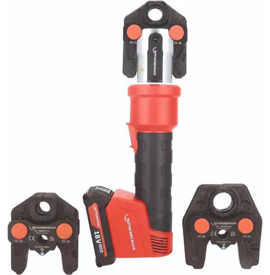 Immagine prodotto di Set di pinze a morsetto Rothenberger ROMAX NANO iJAWs, TH, 16-20-26 mm, 2Ah, AMPShare