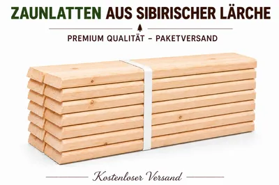 Obrázok produktu pre Plotové laty 2x9x120cm  Sibírsky smrekovec 22ks Vzor B, Obrázok generovaný UI
