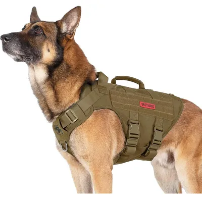 Produktbild von Hundegeschirr Anti-Zug Mesh Taktisch Verstellbar Braun XL