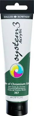 Obrázok produktu pre Daler Rowney System3 Akrylová farba Oxide of Chromium Green 150 ml 1 ks