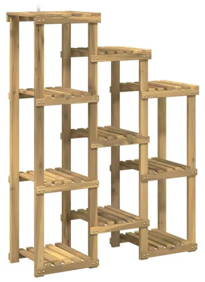 Obrázok produktu pre vidaXL stojan na rastliny, biely, 85 x 30 x 114,5 cm, masívne drevo akácie