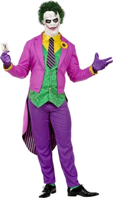 Produktbild von Psychopatisches-Clownkostüm für Erwachsene Halloween bunt M