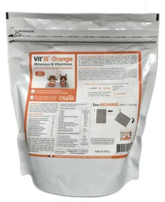 Produktbild von Vit'i5 Orange – Selbstgemachtes Nahrungsergänzungsmittel für Hunde und Katzen