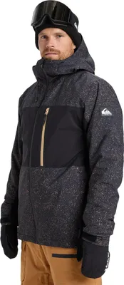 Produktbild von Quiksilver Herren Ski- Snowboardjacke SYCAMORE PRINTED JK, Größe:L, Farben:mountain static true black