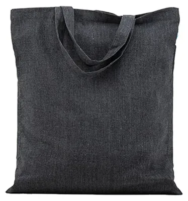 Produktbild von Printwear - Tragetasche, Recycelte Baumwolle LT3864 (Einheitsgröße) (Schwarz)