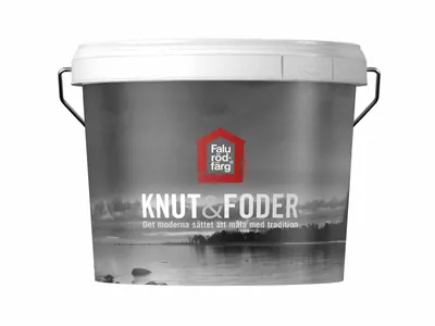 Produktbild von Falu Rödfärg Knut&Föder - Schlammfarbe Spezial - WEISS - 3 Liter - NEU! Schwedische Holzfarbe für alle Holzobeflächen - auch bereits gestrichenes Holz