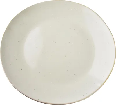 Image de Assiette de table en céramique Basic Nature, 28 x 28 x 3 cm, beige-crème, 1 pièce