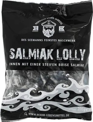 Produktbild von Rexim Salmiak Lolly 200g 16 Stück
