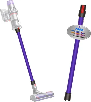 Produktbild von Verlängerungsrohr für Dyson V15 V11 V10 V8 V7 Staubsauger, Rohr für Dyson Ersatz Teleskoprohr Schnellspanner Verlängerungsstange, Staubsaugerrohr Zubehör 73cm（Violett）