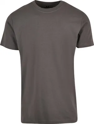 Produktbild von Build Your Brand BY004 | Round Neck Herren T-Shirt - Farbe: Dark Shadow - Größe: 4XL