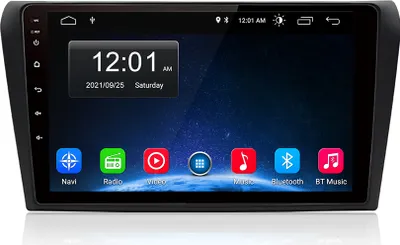 Obrázok produktu pre 4+64G 2din autorádio pre Mazda 3 2003-2009 9'' HD Android 10.0 SWC RDS GPS Bluetooth 4G